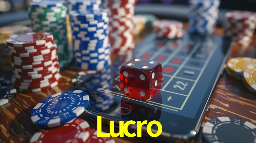 Interfaz de la app móvil Lucro en un smartphone moderno